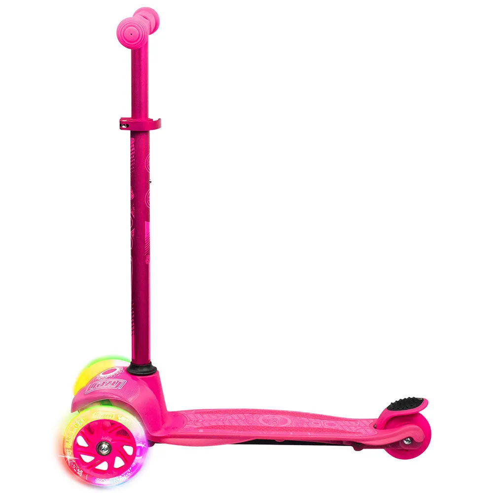 Joey GLO Pink - Kick Scooter with LED Light-Up Wheels