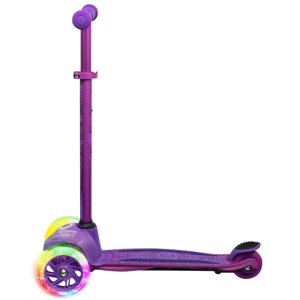 Joey GLO Purple - Kick Scooter with LED Light-Up Wheels
