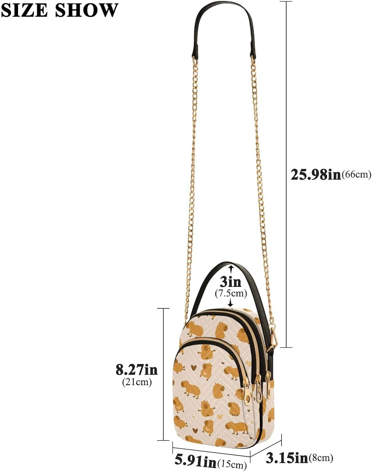 Joisal Long Hands Funny Multicolor Anti Theft Crossbody Bag, Handbags for Women Trendy Messenger Bag