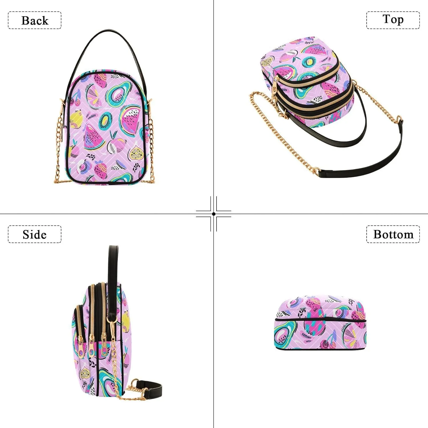 Joisal Long Hands Funny Multicolor Anti Theft Crossbody Bag, Handbags for Women Trendy Messenger Bag