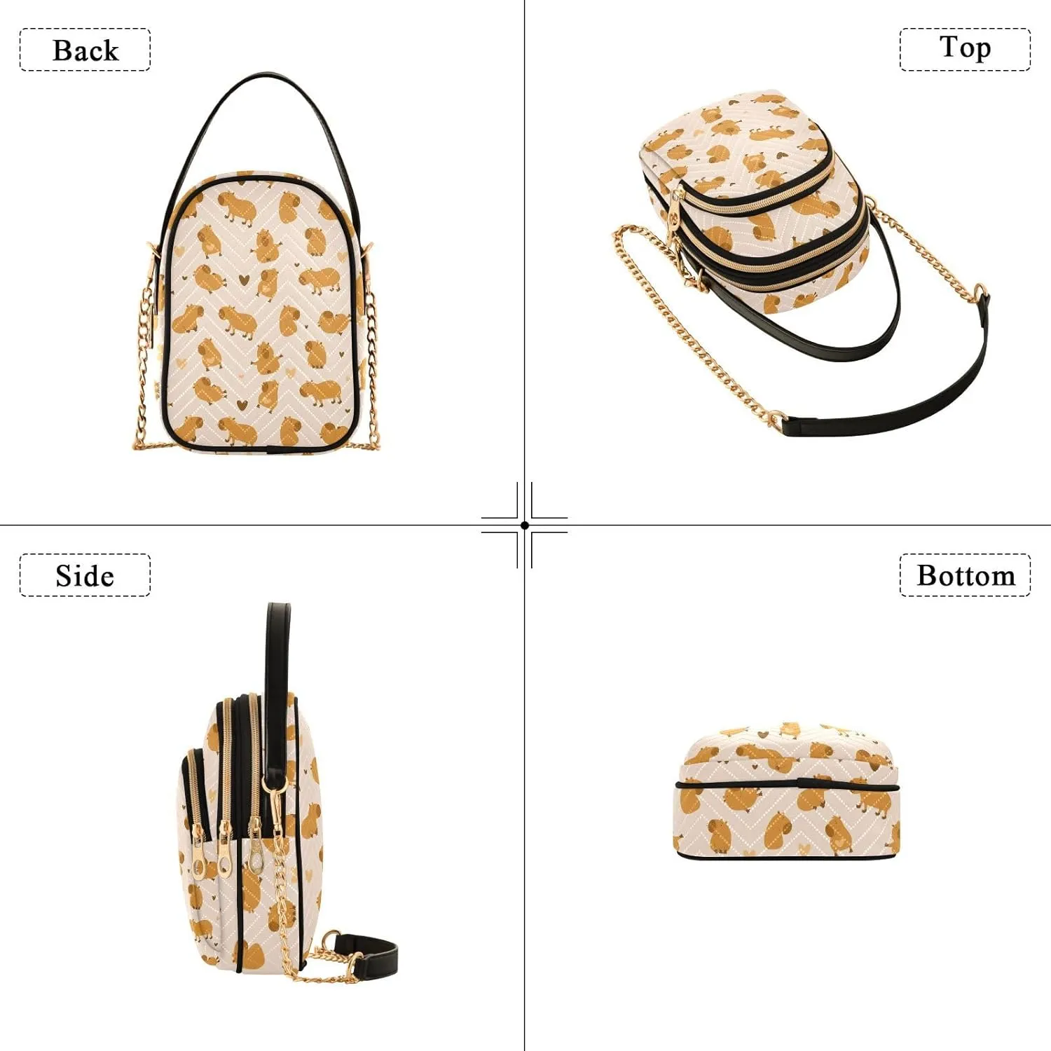Joisal Long Hands Funny Multicolor Anti Theft Crossbody Bag, Handbags for Women Trendy Messenger Bag