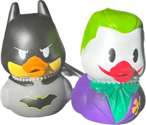 Just Play 3" Rubber Bath Ducks, Batman and Joker, 2 Pack