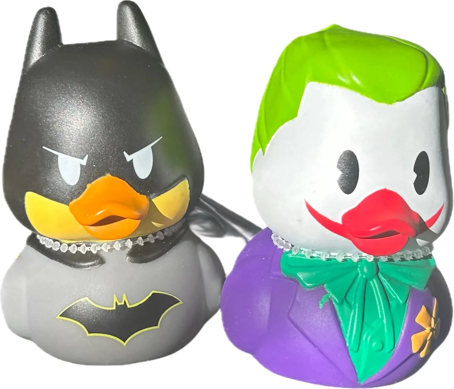 Just Play 3" Rubber Bath Ducks, Batman and Joker, 2 Pack