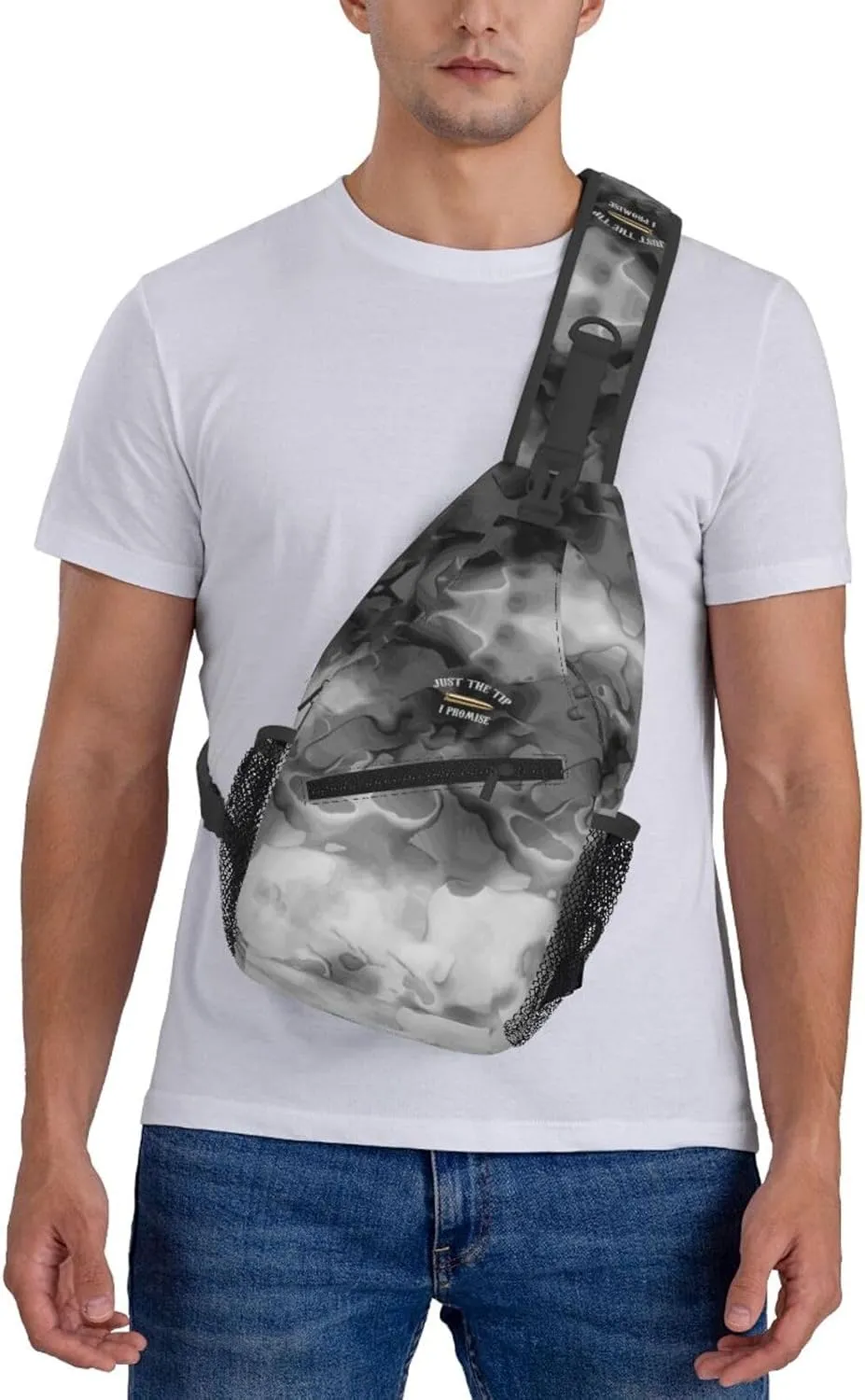 Just The Tip I Promise Sling Bag Crossbody Backpack Shoulder Casual Daypack Bag for Men Women