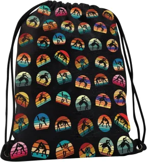 JYTAPP Wrestling Drawstring Bag For Wrestling Sport Lover Backpack Wrestling Gifts for Wrestling Match Cinch Bag Wrestler Gift