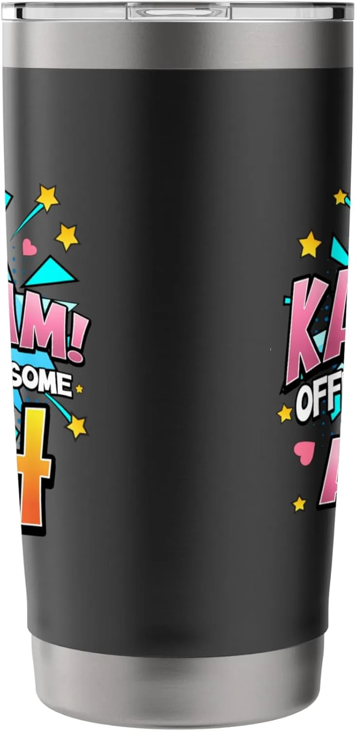 Ka-Blam 14 Year Old Girls 14th Birthday Comic Book Superhero Stainless Steel Insulated Tumbler
