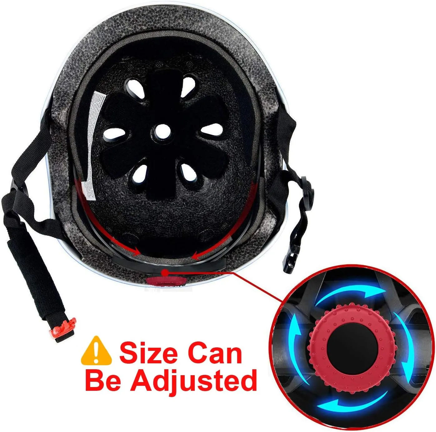 KAMUGO Kids Bike Helmet, Toddler Helmet for Ages 2-8 Boys Girls with Sports Protective Gear Set Knee Elbow Wrist Pads for Skateboard Cycling Scooter Rollerblading