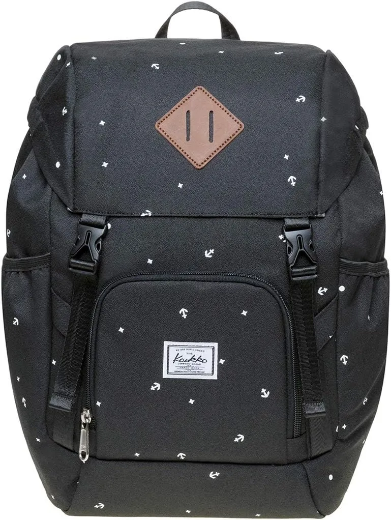 KAUKKO Causal Backpack - Daypack, Spacious and Classy fits 14" Laptop, 18.9L