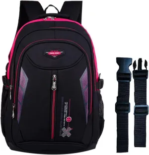Kids Backpack,Boys Bookbag for Elementary Middle School,Color Blocking Student Bag,Sturdy Travel Daypack