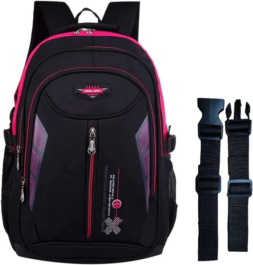 Kids Backpack,Boys Bookbag for Elementary Middle School,Color Blocking Student Bag,Sturdy Travel Daypack