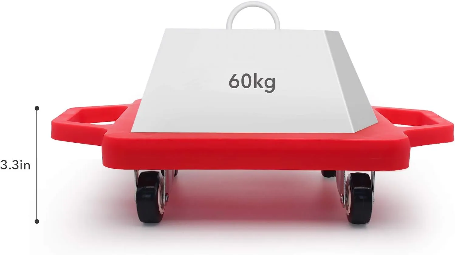 Kids Sitting Board with Universal Wheels - Safety Plastic Scooter for Kids Ages 6-12 - Manual Sport Scooter with Handles for Gym Class