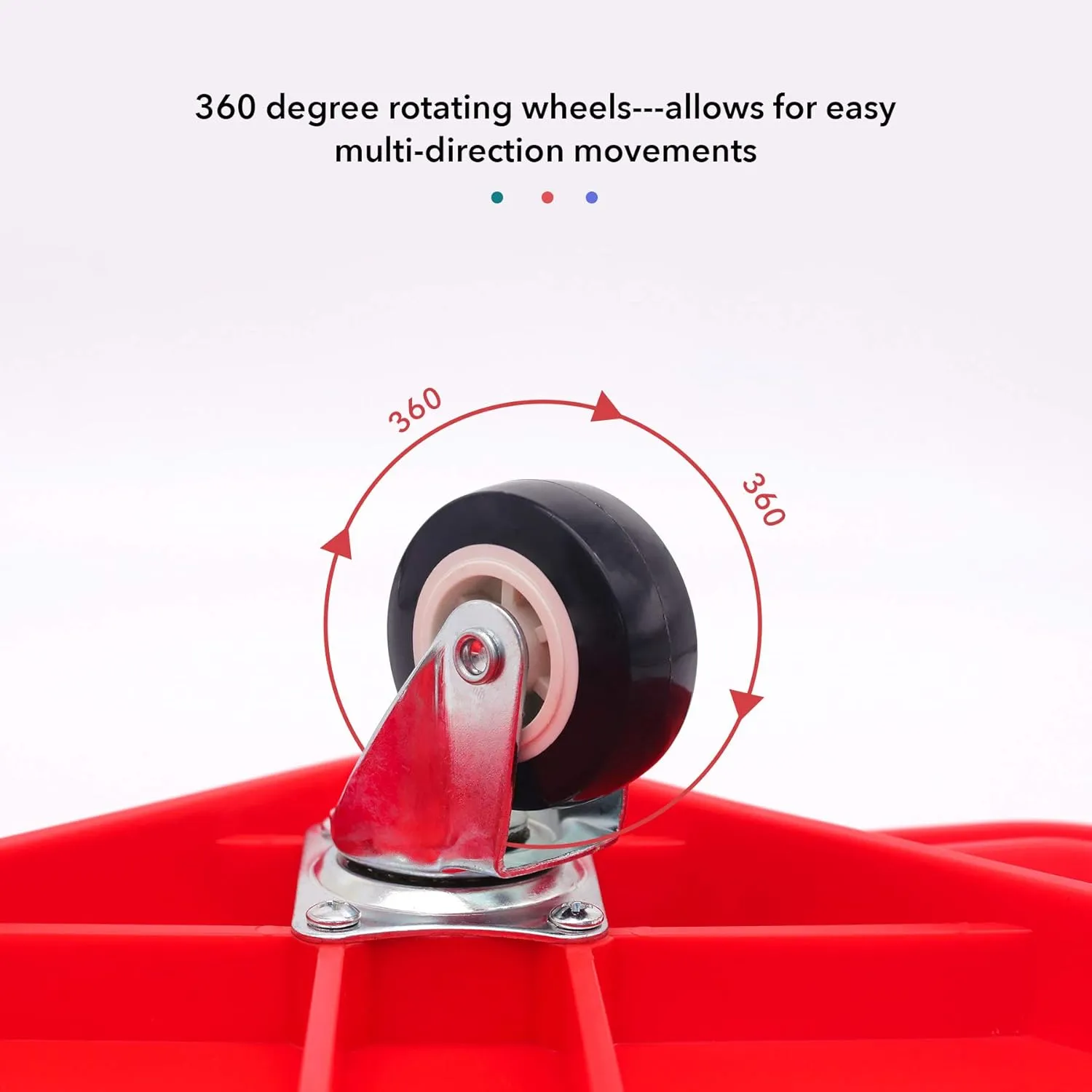 Kids Sitting Board with Universal Wheels - Safety Plastic Scooter for Kids Ages 6-12 - Manual Sport Scooter with Handles for Gym Class