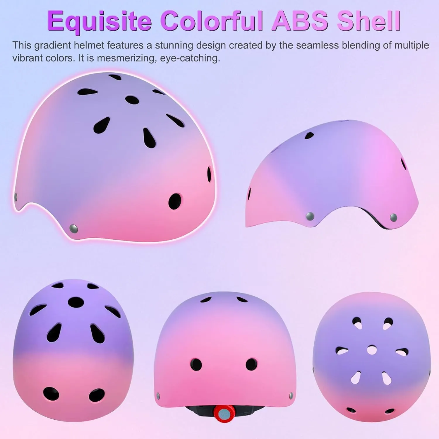 Kids Toddler Bike Helmet for Kids 3-5-8-14 Skateboard Helmet for Roller Skate Scooter Inline Skating Longboard Boys Girls Bicycle Helmet