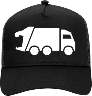 Kings Of NY Garbage Truck Retro Adult Mesh Trucker Hat for Men and Women Golf Snapback Baseball Cap