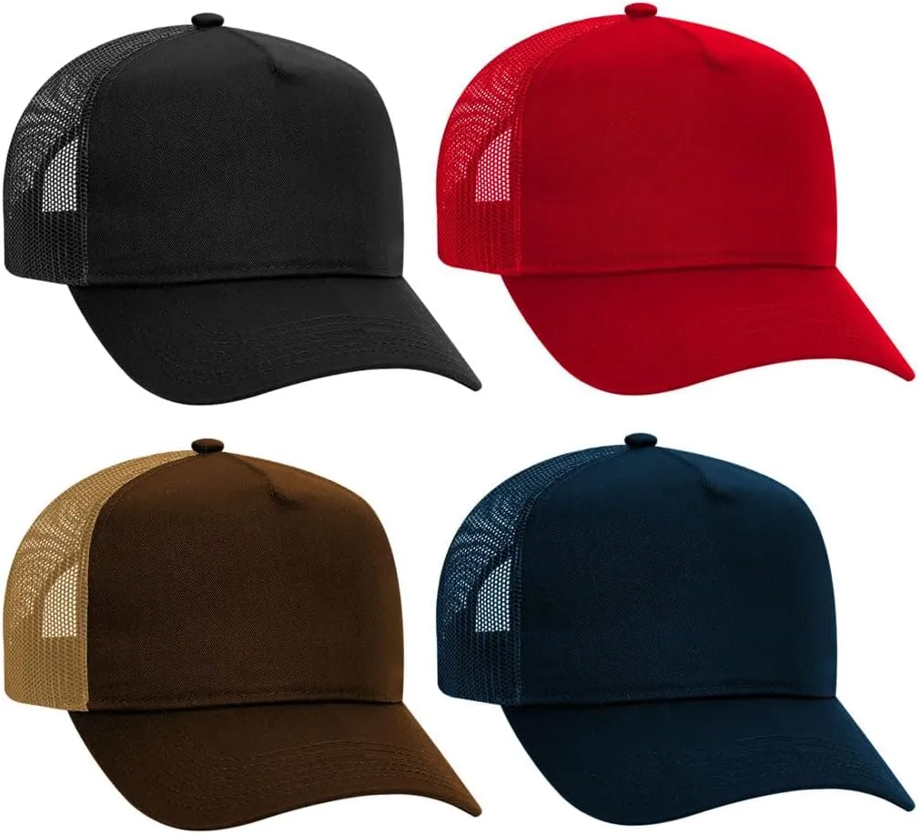 Kings Of NY Garbage Truck Retro Adult Mesh Trucker Hat for Men and Women Golf Snapback Baseball Cap