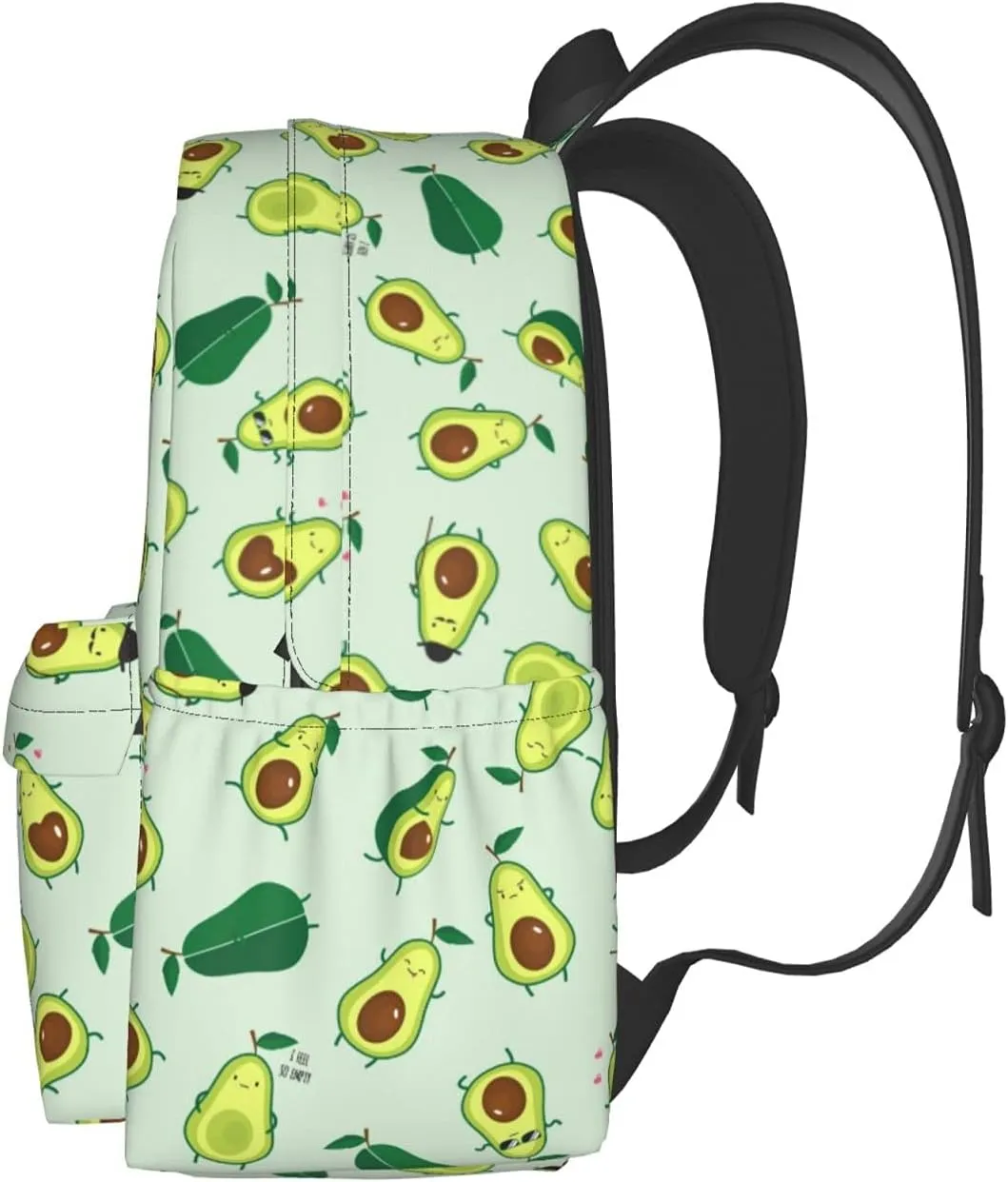KiuLoam 17 inch Backpack Different Cute Avocados Laptop Backpack Shoulder Bag School Bookbag Casual Daypack