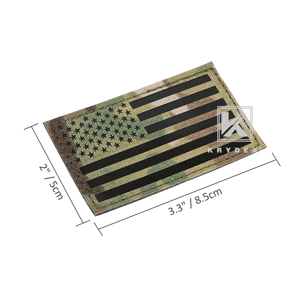KRYDEX USA Flag IR Tactical Patch 3.5" x 2"