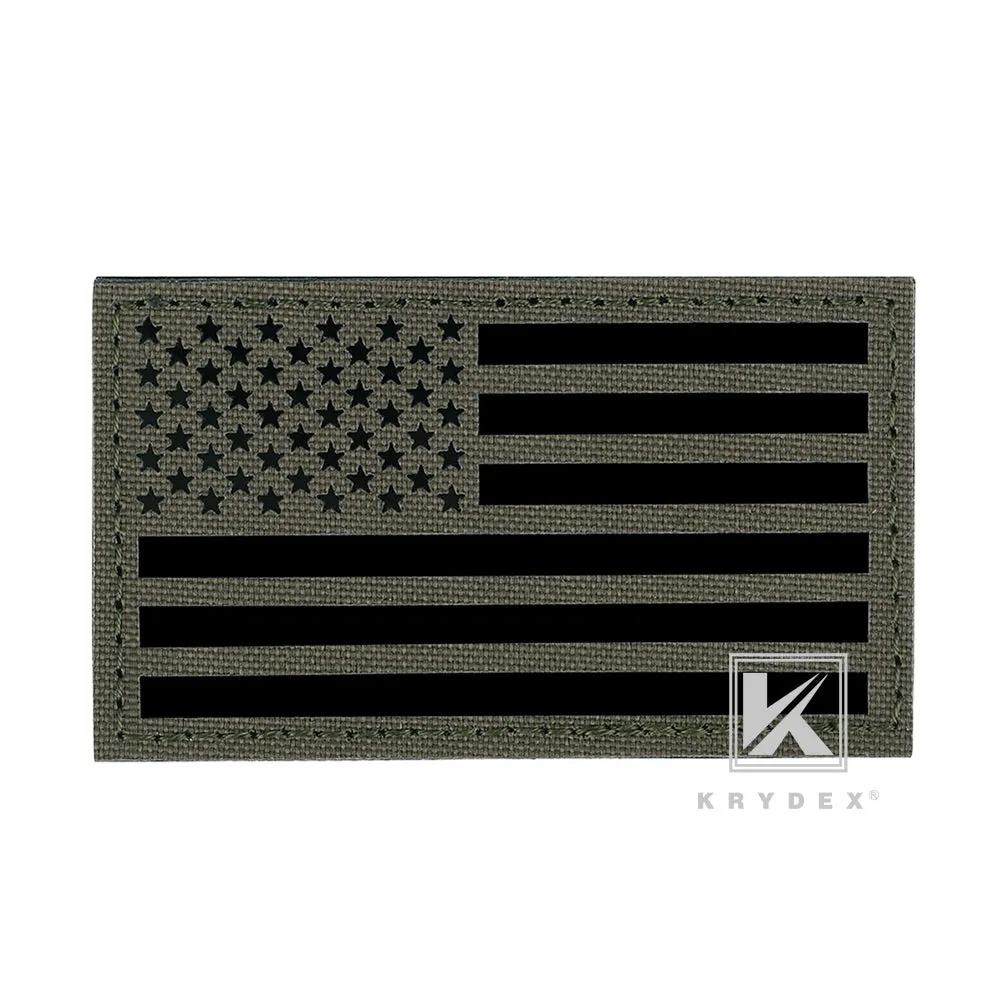 KRYDEX USA Flag IR Tactical Patch 3.5" x 2"