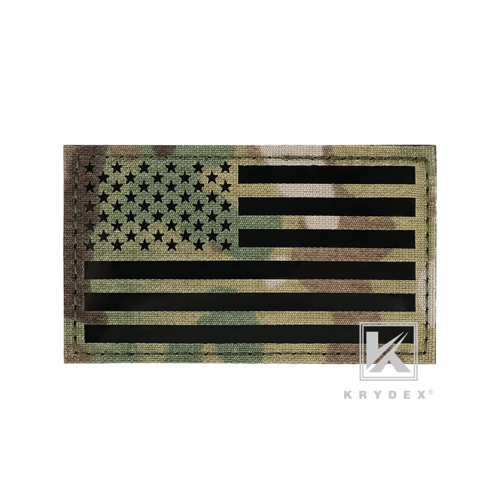 KRYDEX USA Flag IR Tactical Patch 3.5" x 2"
