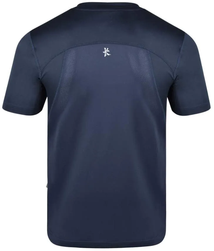 Kukri Technical Short Sleeve Mens Training Top - Blue