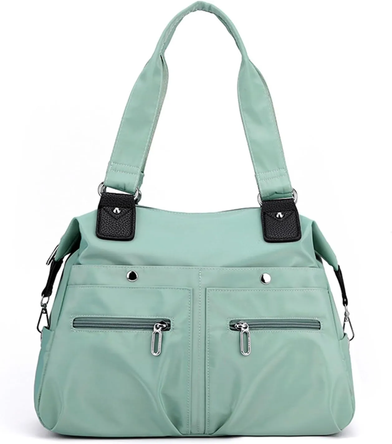 Langrents Nylon Waterproof Tote Bag, Langrents Large Capacity Multi Pocket Shoulder Bag, Handbags Purses Travel Bag