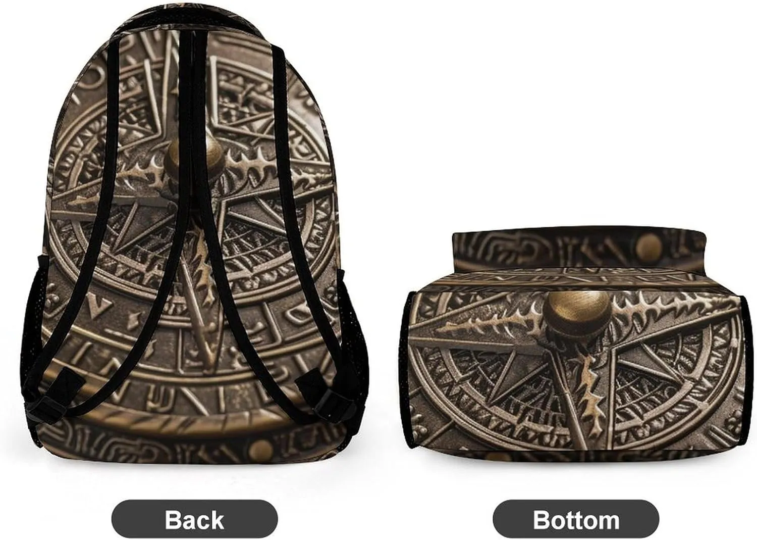 Laptop Backpack for Travel Daypack Computer Bag Work Magical Norse Runes Compass Back Pack Nurse Bag for Hiking