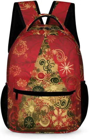 Laptop Backpack for Travel Daypack Computer Bag Work Merry Christmas Back Pack Nurse Bag for Hiking