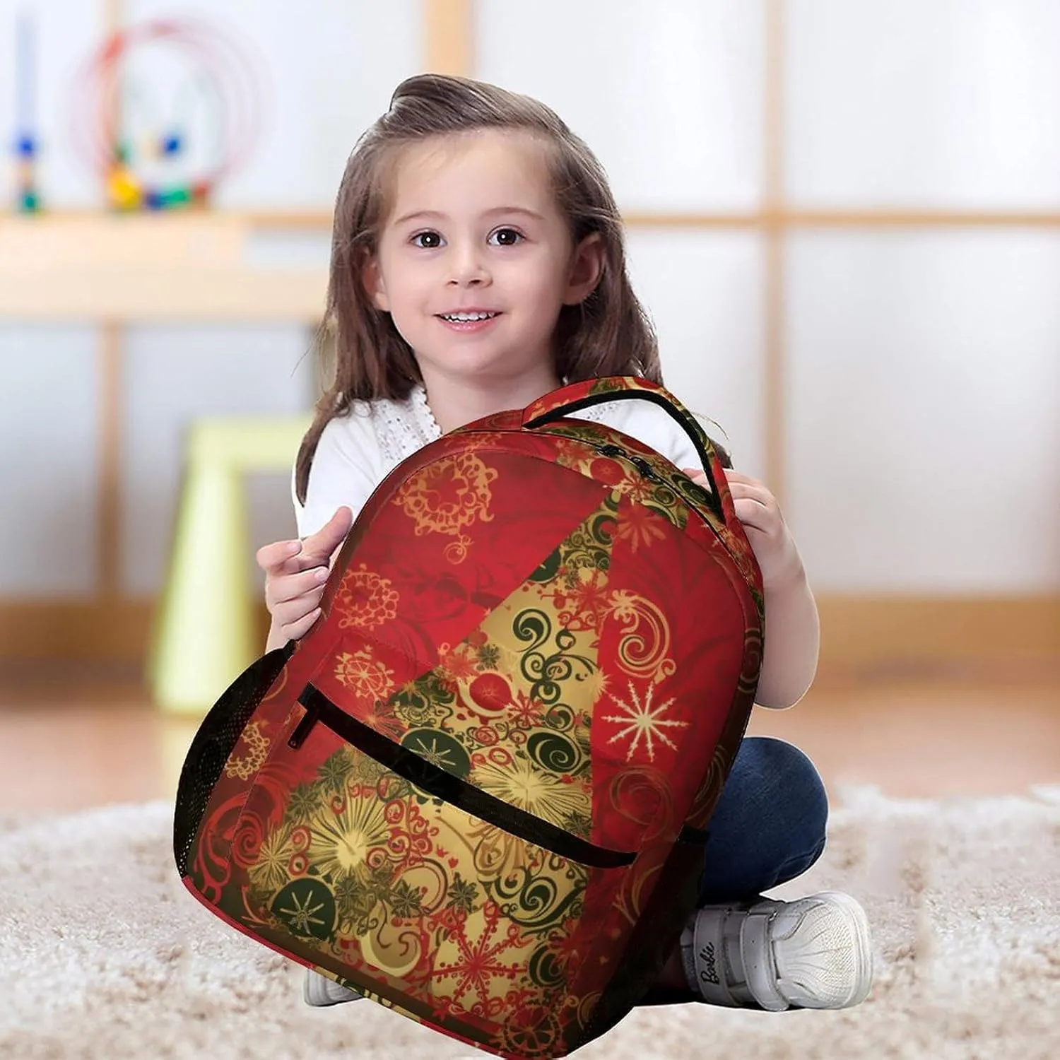 Laptop Backpack for Travel Daypack Computer Bag Work Merry Christmas Back Pack Nurse Bag for Hiking