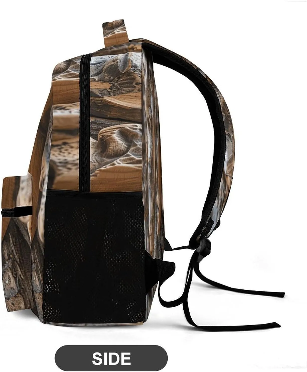 Laptop Backpack for Travel Daypack Computer Bag Work Wood Carving Texture Back Pack Nurse Bag for Hiking