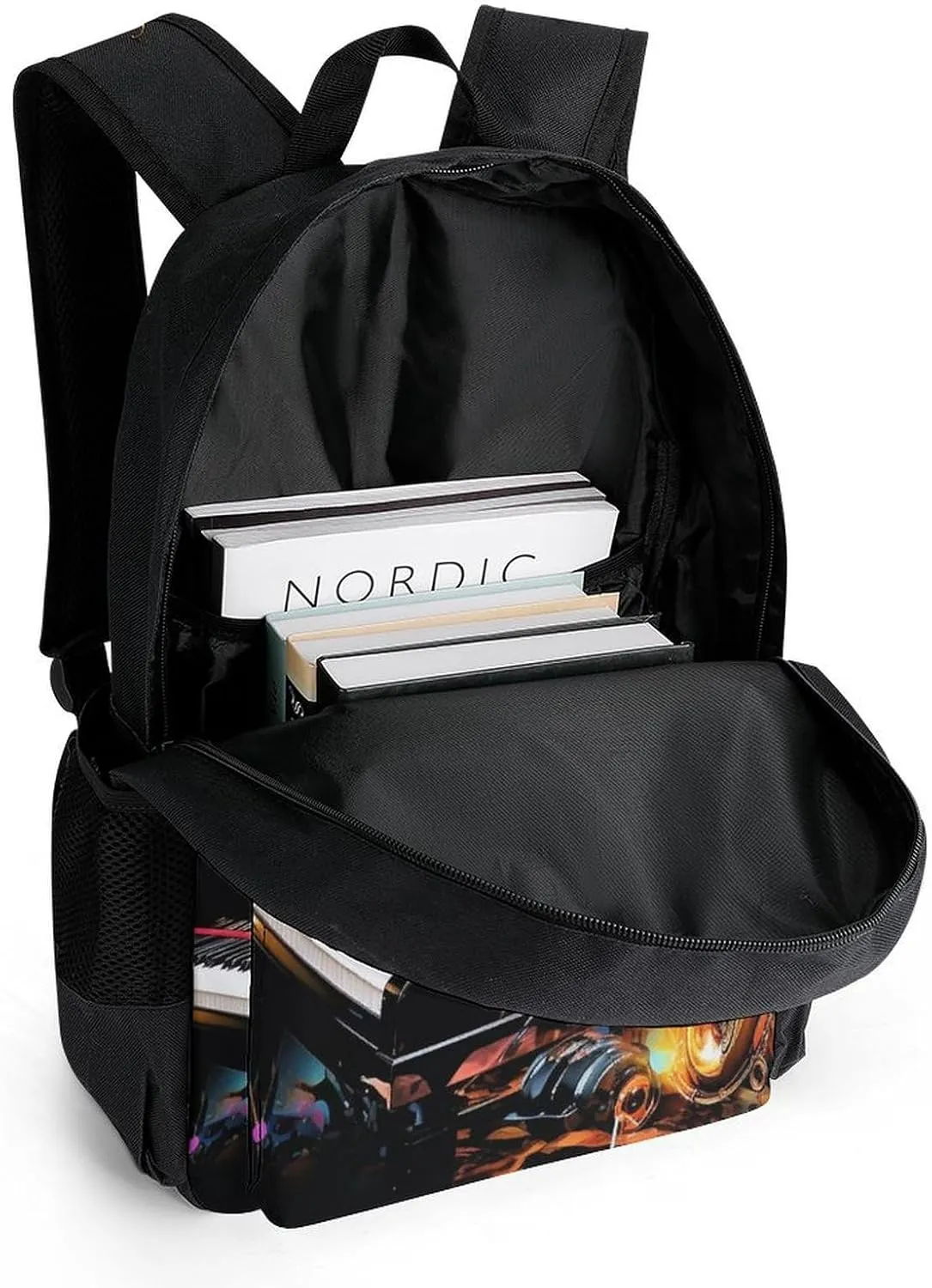 Laptop Backpack for Women Men Daypack Saxophone And Piano Backpacks Computer Bag Travel Laptop Bag Casual Work Bag