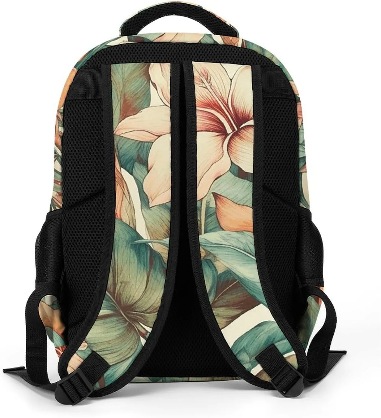 Laptop Backpack for Women Men Daypack Waterproof Botanical Watercolor Painting Computer Bag Business Work Bag for Travel