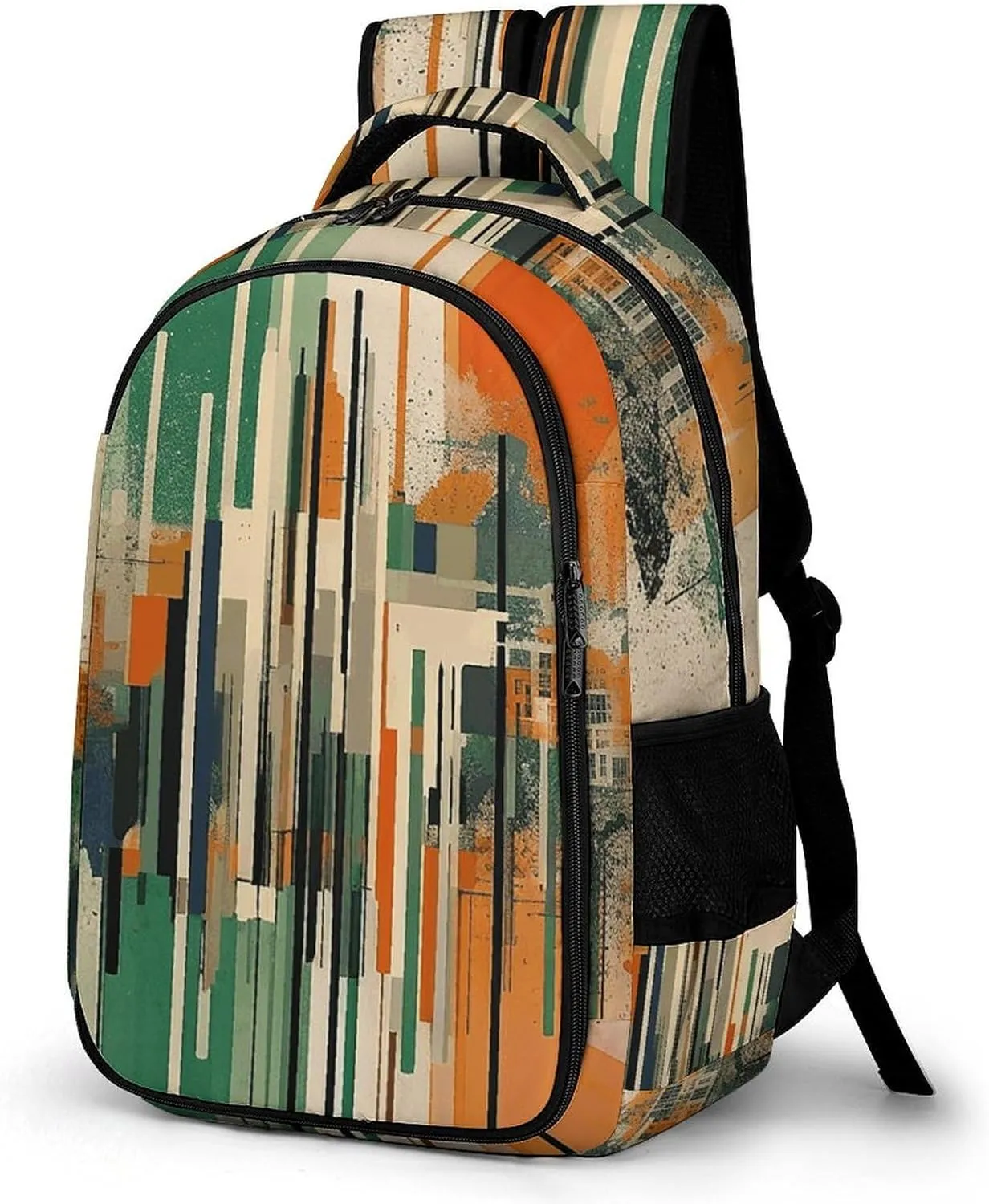Laptop Backpack for Women Men Daypack Waterproof Complex Patterns Computer Bag Business Work Bag for Travel