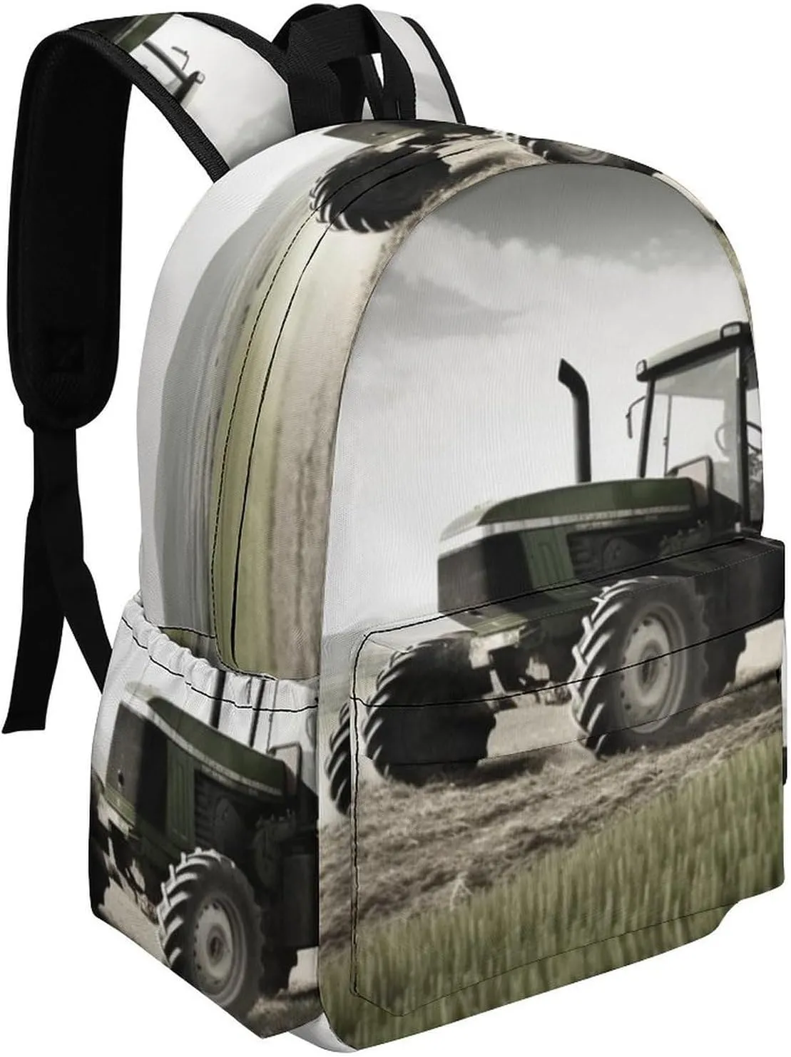 Laptop Backpack for Women Men Daypack Waterproof Tractor Agriculture Tranquil Computer Bag Business Work Bag for Travel