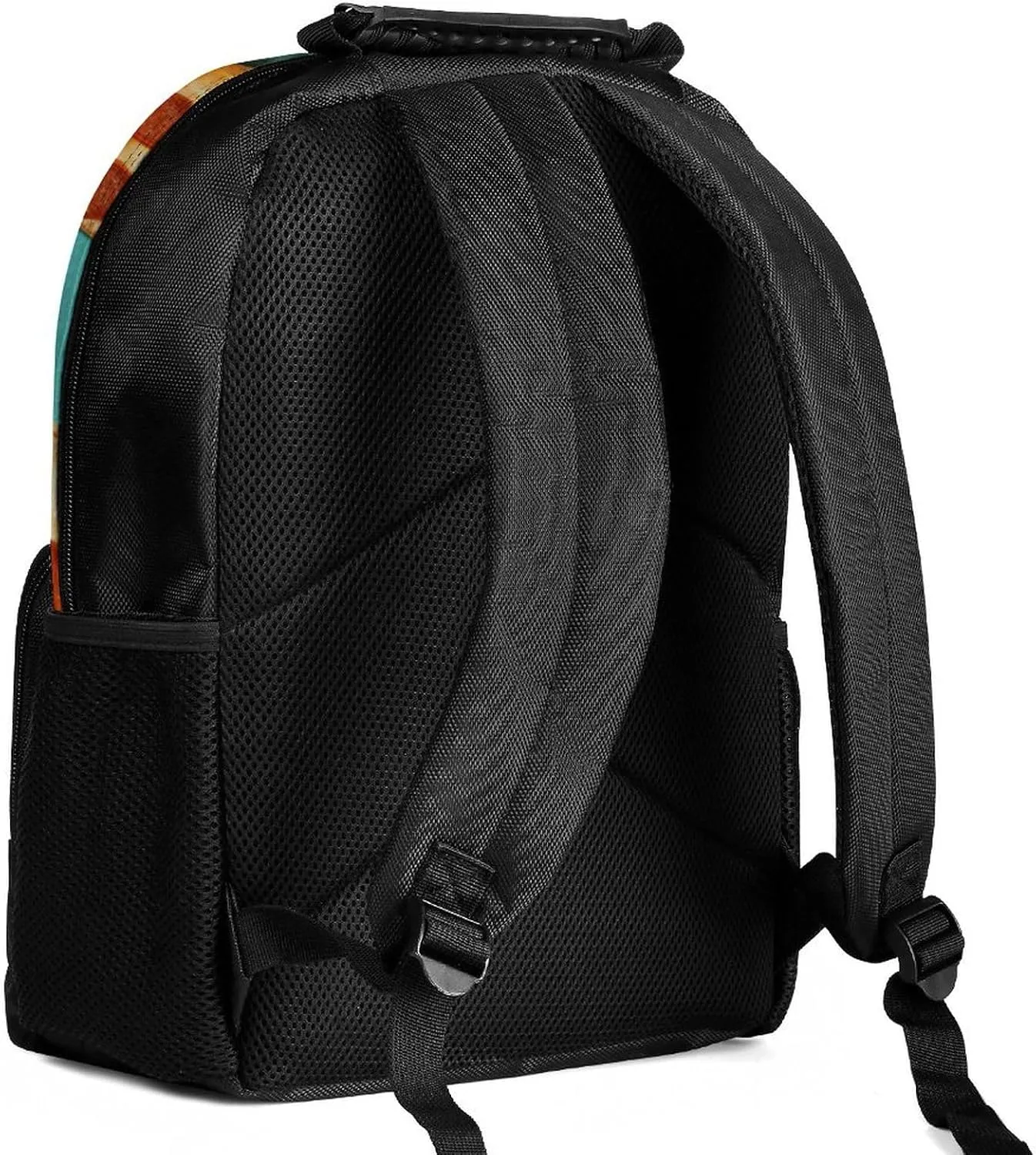 Laptop Backpack Green Pizza Slices Daypack Computer Bag Travel Laptop Bag Casual Nurse Bag for Women Men