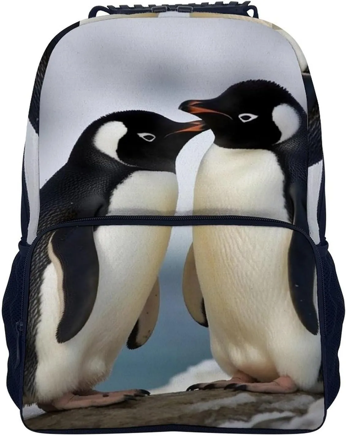 Laptop Backpack I Love Penguins Daypack Computer Bag Travel Laptop Bag Casual Nurse Bag for Women Men