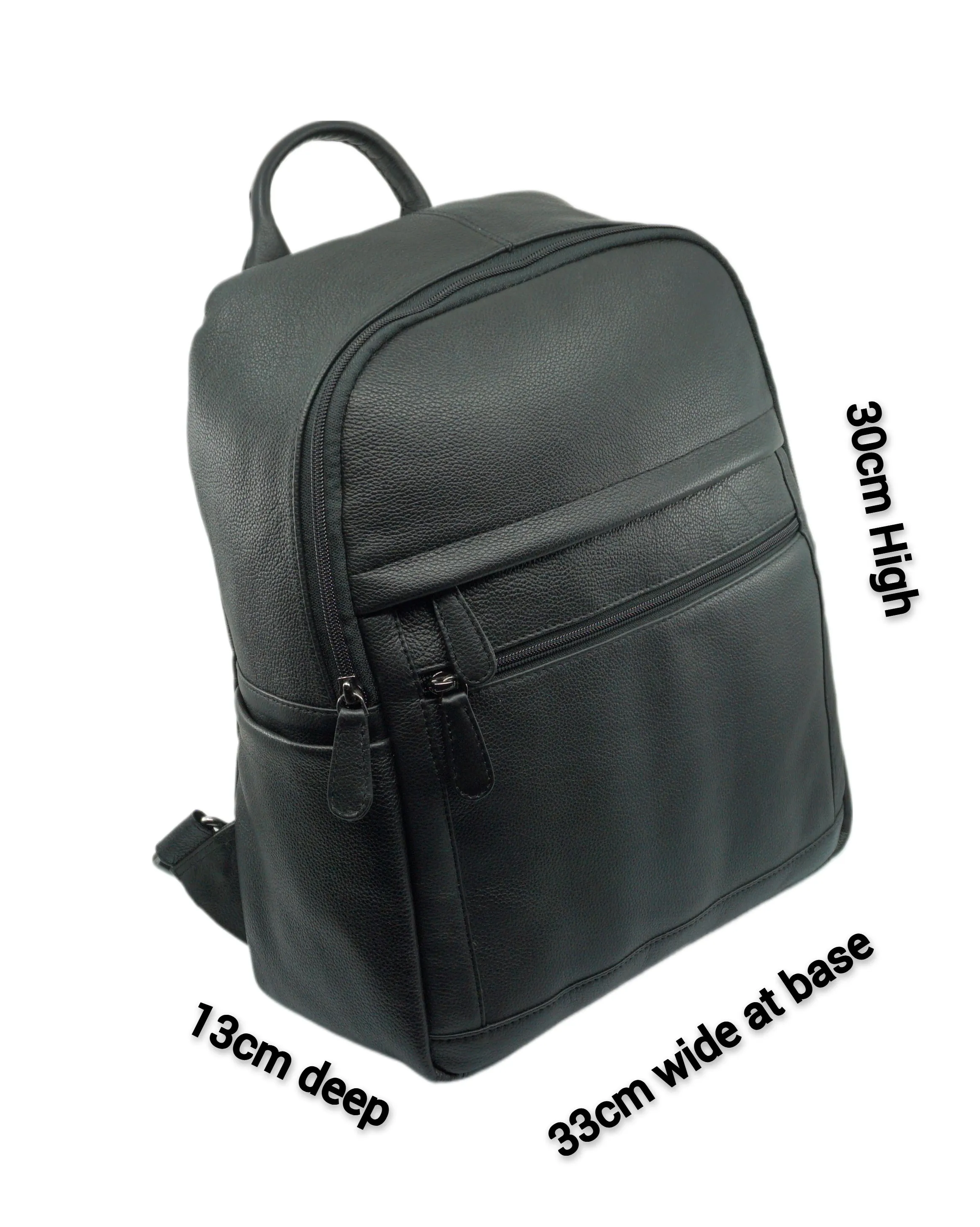 Laptop Backpack in Pebble Grain Leather