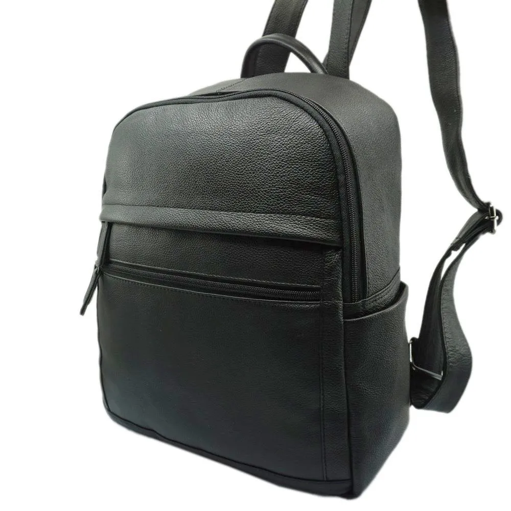 Laptop Backpack in Pebble Grain Leather