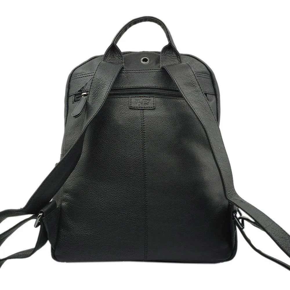 Laptop Backpack in Pebble Grain Leather