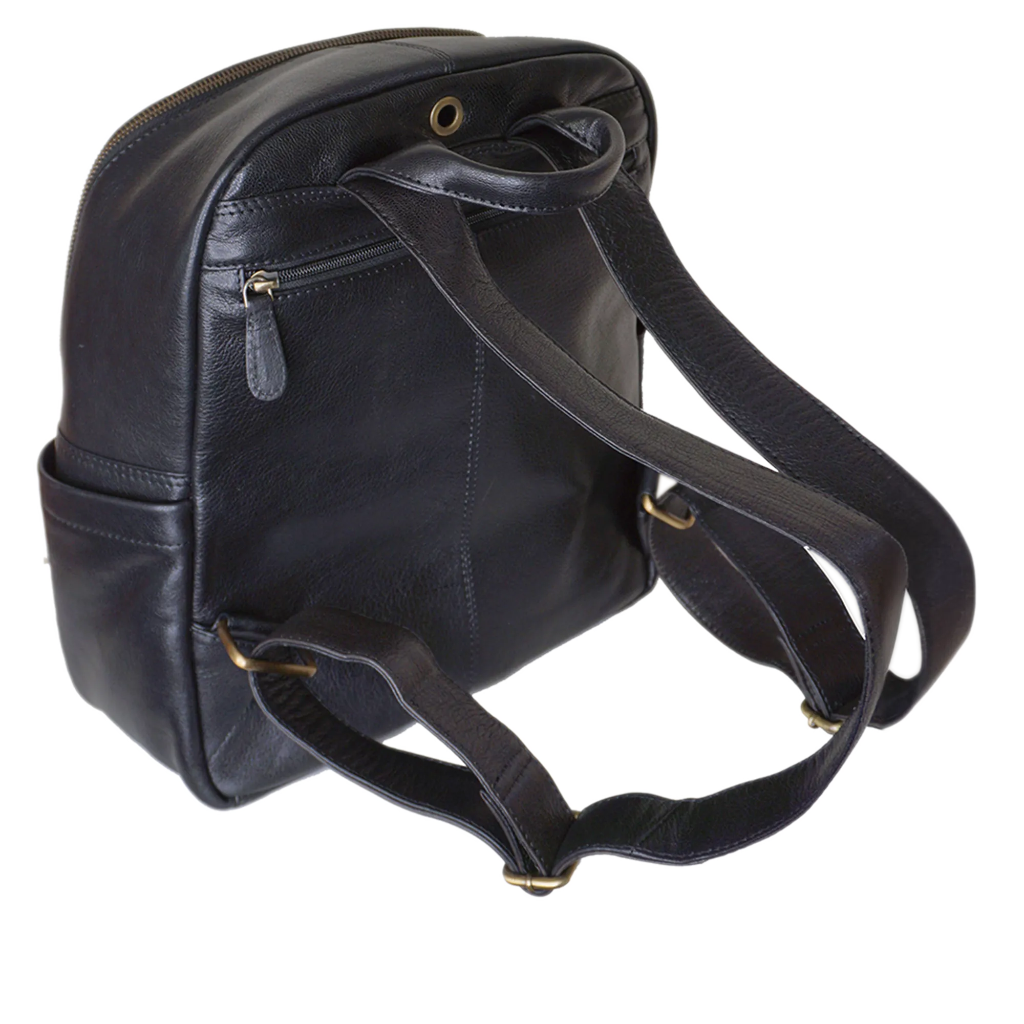 Laptop Backpack in Pebble Grain Leather