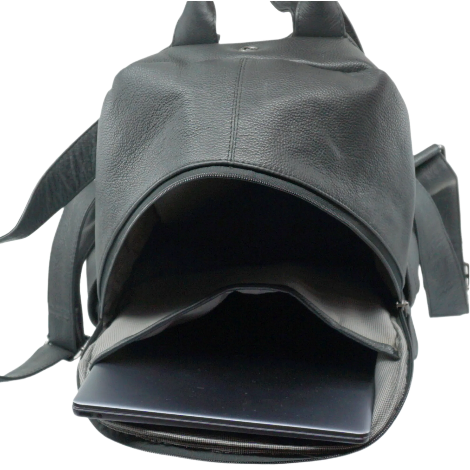 Laptop Backpack in Pebble Grain Leather