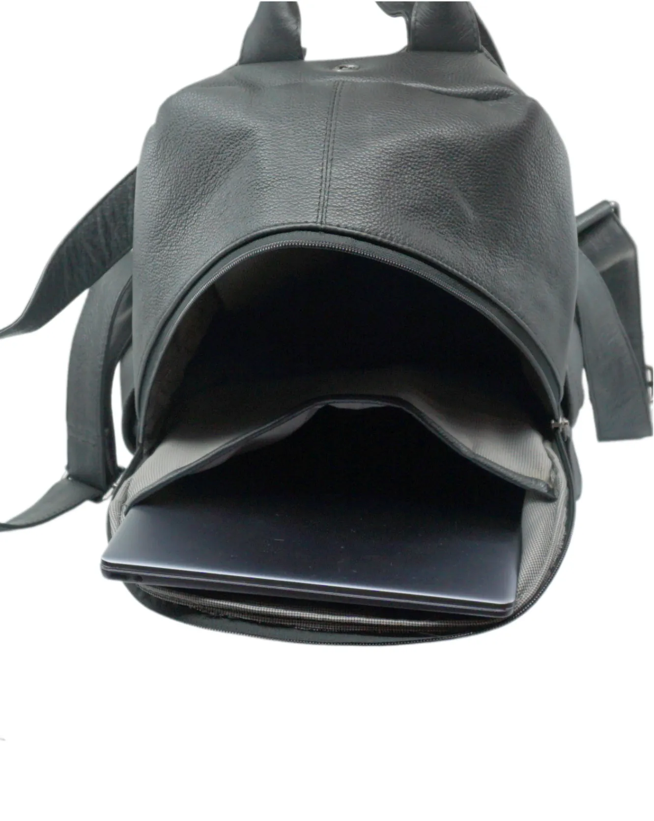 Laptop Backpack in Pebble Grain Leather