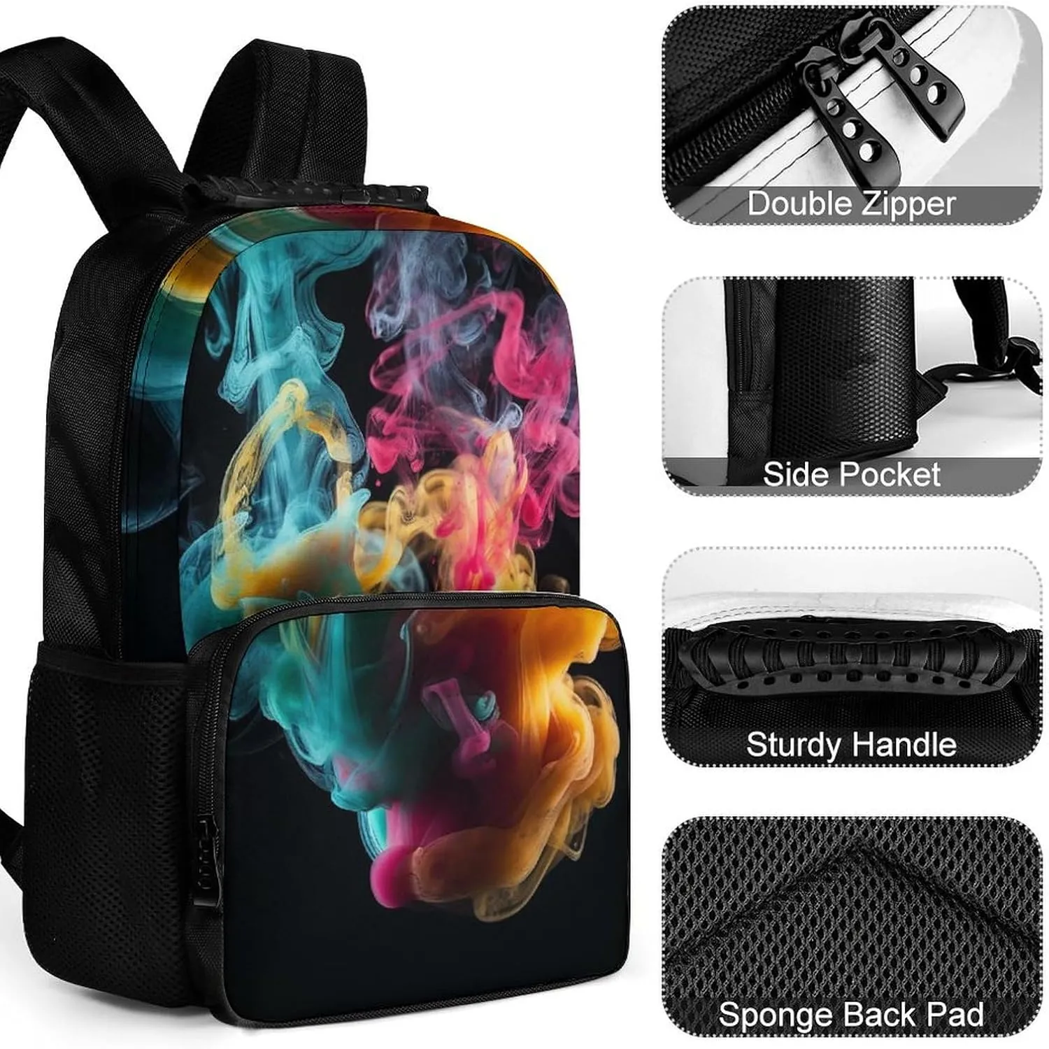 Laptop Backpack Melt In The Water Daypack Computer Bag Travel Laptop Bag Casual Nurse Bag for Women Men