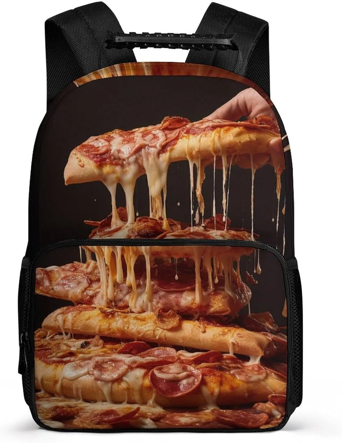 Laptop Backpack Some Pizza Daypack Computer Bag Travel Laptop Bag Casual Nurse Bag for Women Men