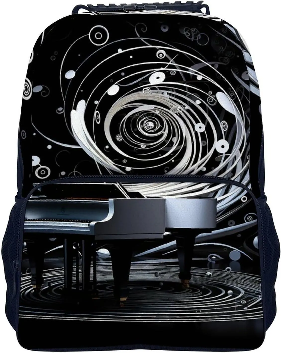 Laptop Backpack Spiral Piano Daypack Computer Bag Travel Laptop Bag Casual Nurse Bag for Women Men