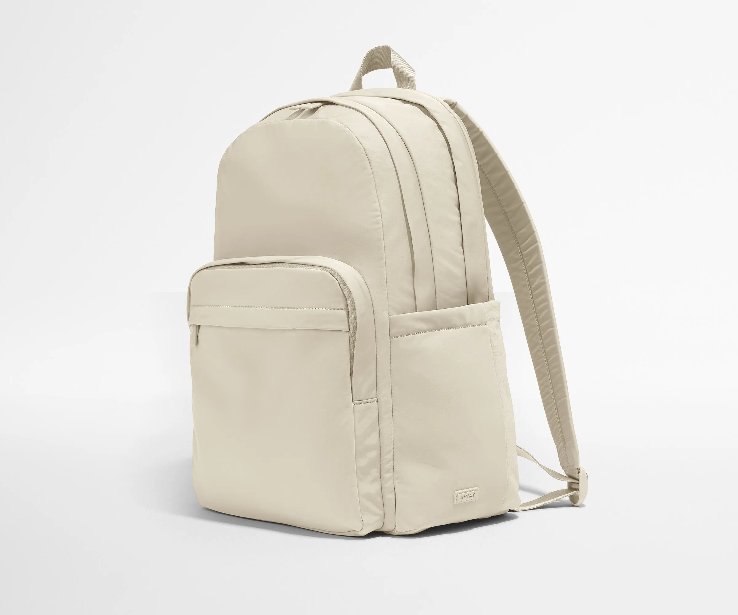 Large Featherlight Backpack in Salt White