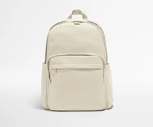 Large Featherlight Backpack in Salt White
