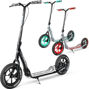 Large Kick Scooter for Adults, Teens & Kids 8-12 with Kickstand – 12" Air-Filled Tires, Wide Deck, Lightweight Steel Frame – Madd Gear Urban Glide