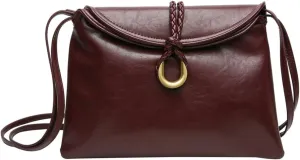 Large Shoulder Bag Clutch for Women Soft Leather Envelope Bag Crossbody Bag Vintage Handbag Messenger Bag Work Shoulder Purse