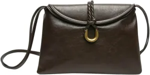 Large Shoulder Bag Clutch for Women Soft Leather Envelope Bag Crossbody Bag Vintage Handbag Messenger Bag Work Shoulder Purse