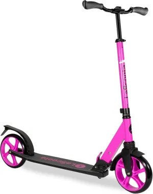 LaScoota Kick Scooter for Kids Ages 6 , Teens & Adults, Large 8" Sturdy Urethane Wheels. Adjustable Handlebar, Lightweight, Foldable, 220lbs Max Load